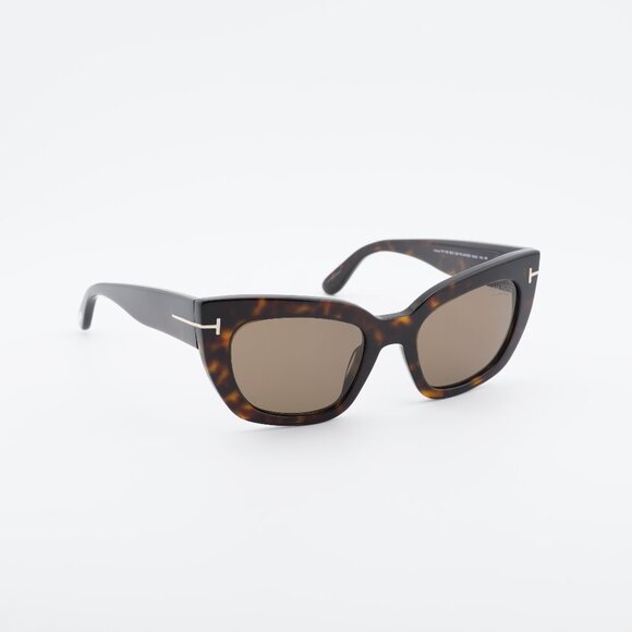 Tom Ford Athena FT1190 52H Sunglasses Havana Cat Eye Frame, Polarized Lenses main image 4